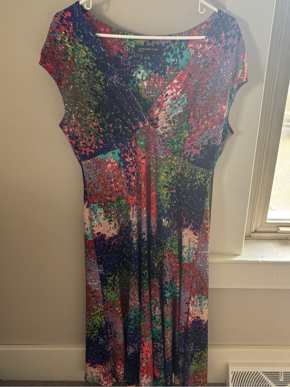Jones New York Colorful Jersey knit dress 12